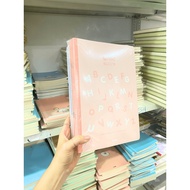 [ Nguyên lốc ] Vở kẻ ngang Lined KLONG B5 80/120/200 trang 58GSM Sổ dập ghim kẻ ngang bìa alphabet