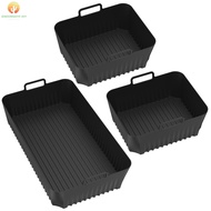 Air Fryer Silicone Liner Nonstick Air Fryer Silicone Basket Reusable Silicone Air Fryer Pot Rectangu