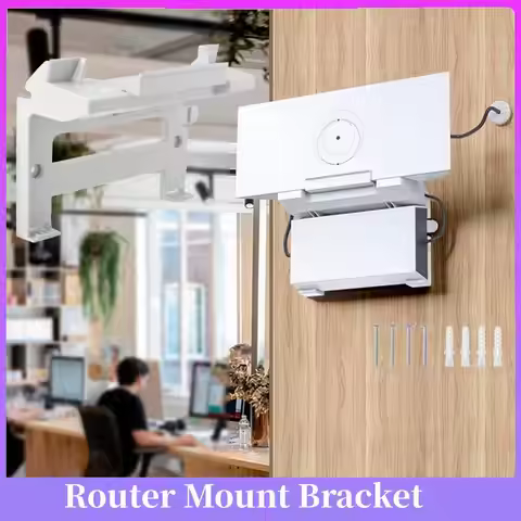 For Starlink Gen 3 Router Mount 2 in 1 Power Supply Brackets Holder Router Bracket for Starlink Stan