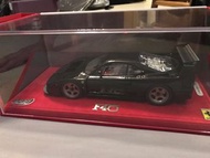 1:18 BBR Ferrari F40 LM Two Lights-1989 Gloss Black