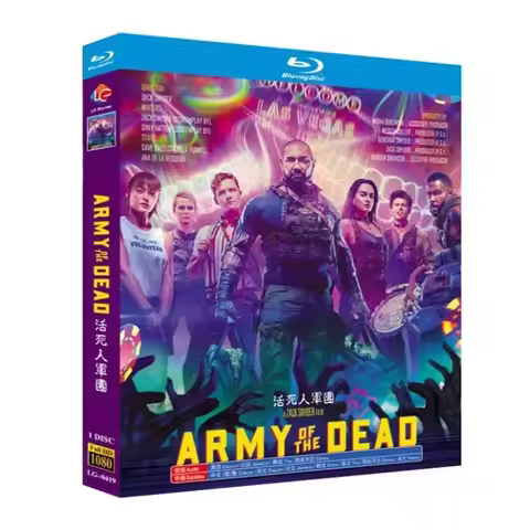 Army of the Dead 2021 Blu-ray Disc High Definition BD Unrated Extended Edition Zombie Apocalypse Mov