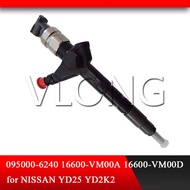 095000-6250 Common Rail Injector 0950006250 Diesel Fuel Injectors 16600EB70A 16600EB70B 16600EB70C 1