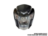 SUZUKI RAIDER R150 FI R150FI MSEKI HEAD LAMP HEAD LIGHT WITH COWLING LAMPU DEPAN DENGAN COWLING