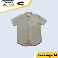 KATUN KEMEJA Camel ACTIVE Shirt, Plain Beige Color, Formal Casual Cotton