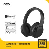 Headphone Bluetooth Rexi WB01 Headset Wireless Garansi Resmi 1 Tahun