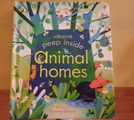 Usborne - Peep Inside Animal home 偷偷看一下－動物的家  翻翻書 英文版