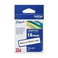 เทปพิมพ์อักษร BROTHER TZE-241 สีดำ/ขาว (1283770)
