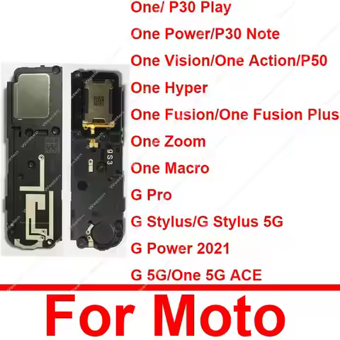 Louder Speaker Buzzer For Motorola Moto G Stylus G Power G 5G One 5G ACE One Power Vision Hyper Fusi
