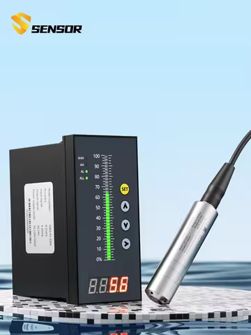 2M 3M 5M Range Liquid Level Sensor DC24V Power 4-20mA 0-10V 0-3.3V RS485 Submersible Water Level Sen