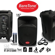 Baretone BT 3H1515BWR - BT 3H 1515BWR 15" Speaker Portable Wireless