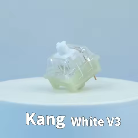 KTT Kang White V3 Switches Mechanical Keyboard Linear Switch 3 Pin Custom Cherry RGB SMD Gaming Hot 