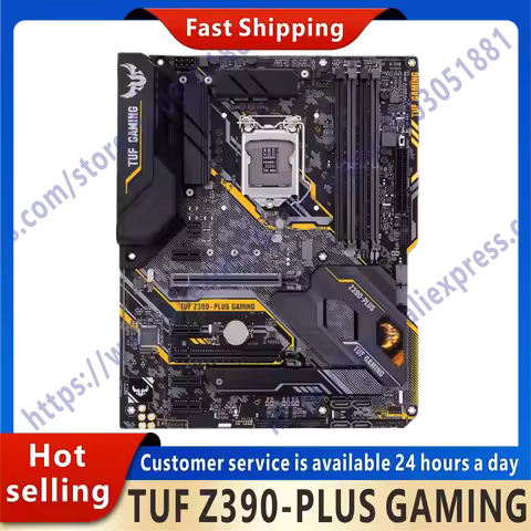 Used TUF Z390-PLUS GAMING original desktop computer Z390 Z390M DDR4 motherboard LGA 1151 i7/i5/i3 US