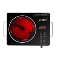 Ultra-Thin Electric Ceramic Stove High Power Convection Oven Induction Cooker Multi-Function Stir-Fry Barbecue Home Use and Commercial Use Red Energy Saving Wholesale