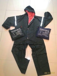 LH2 jas hujan penguin CX7 karet-BLUE