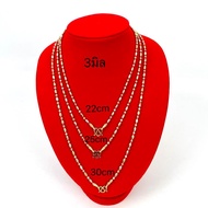 Rice Grain Necklace 3 Kings 3 Mm Length 22.25.30cm
