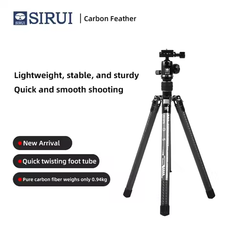 Sirui Carbon Feather Carbon Fiber Tripod Hydraulic gimbal suitable for Sony Canon mirrorless