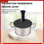 someryer|  Silicone Cover for Precision Cooker Pot High Temperature Resistant Silicone Cover Food-grade Silicone Lid for Precision Cooker Retain Flavor Prevent for Southeast