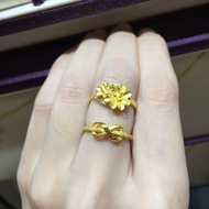 9999 Pure Gold Shape Ring