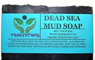 Dead Sea Mud Soap Bar Made With Frankincense Lavender  u0026 Eucalyptus Essential Oils 100% Natural