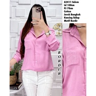 KEMEJA A3411 Embroidered Shirt 3411