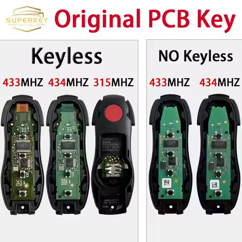 SUPERKEY Original PCB For Porsche Cayenne Panamera Macan Boxster Cayman 911 958 7953P 315MHZ 433MHZ 