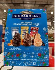 現貨 Ghirardelli 金鷹牌 雪人造型 夾心巧克力 三種口味( 牛奶、海鹽、薄荷、)425g $199