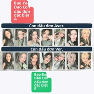 Babymonster Rose Baby Monster Blue Tea Cute Style Small Card MCD Card Popular Song Lyrics Postcard B