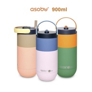 ASOBU Orbit 900ml Ceramic-Coated Thermal Tumbler with Handle & Straw / Thermal cup /  Vacuum Tumbler