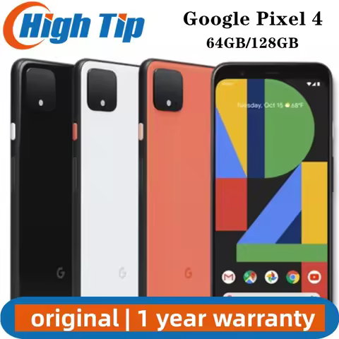 Google Pixel 4 4G Original LTE Mobile Phone 5.7" 6GB RAM 64GB/128GB ROM NFC CellPhone 12MP+16MP Octa
