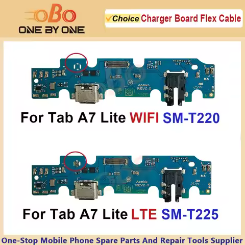USB Charging Dock Board Flex For Samsung Galaxy Tab A7 Lite Wifi LTE SM-T220 SM-T225 Charger Port Co