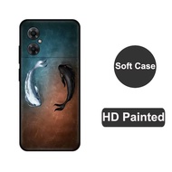 For Redmi Note 11R Case Note11R Soft TPU HD Painted Back Cover For Xiaomi Redmi Note 11R Casing Phon