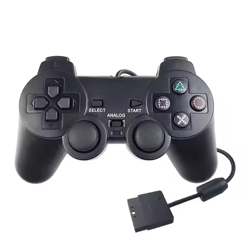Wired Gamepad for Sony PS2 Controller for PS2/PS2 Joystick for Playstation 2 Vibration Shock Joypad 