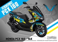 Hugsticker สติ๊กเกอร์ติดรถ สติ๊กเกอร์ PCX 150/PCX 160 ลายยักษ์ (Yak)