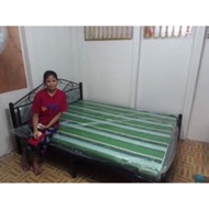 ♞Bed Frame Queen Size 60x75 with Uratex Foam 6x60x75