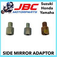 Motorcycle Side Mirror Adaptor Bolt Screw