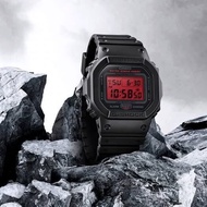 Casio G-Shock DW-5600BBR-1D Bold Red Dial Digital Black Resin Men's Sport Watch