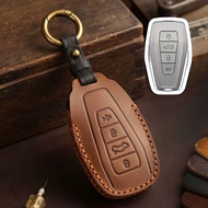 For proton X70 X50 X90 S90 S70Genuine Leather  Handmade Motorcycle  KEY Case Keychain