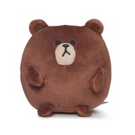 [Original Line Friends Produk] Boneka Brown Pong 12 CM