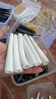 Once Pipa rokok tulang iga duyung panjang 10 cm