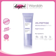 Wardah Renew You Retinol Microcaps Matrixyl 3000 Lift & Rejuvenating Night Cream 15ml