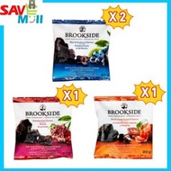 BROOKSIDE - Dark Chocolate 水果夾心朱古力 ( 雜錦 4小包 x 20g), 平行進口, 食期 2027.03.01