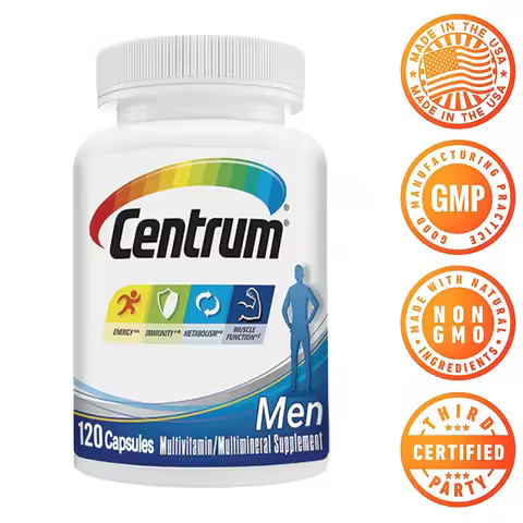 Men's Daily Vitamin, Multivitamin/Multimineral with Vitamin D3, B Vitamins, Antioxidants, Metabolism
