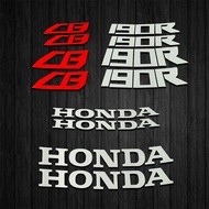 Cho Honda cb190r cb190x cbf190x cbf190r xe máy 17in Hub Miếng Dán Phản chiếu vòng tròn trong Đề can 