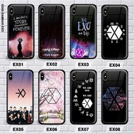 Premium custom case exo huawei nova 2 lite,nova 2i,nova 3i,nova4 case glass fashion k-pop