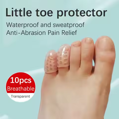 10x Silicone Toe Caps Protectors Anti-Friction Breathable Toe Covers Prevents Blisters Bunion Correc