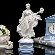 英國製Wedgwood繆斯女神Muses限量陶瓷娃娃客廳藝術裝飾 文藝女神
