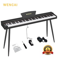 WENCAI 88 Key Digital Piano Keyboard  Action Full-size Digital Pianos for Beginners Adults Wooden Up