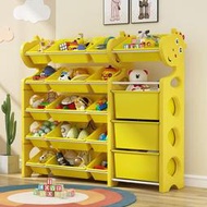 小鹿玩具置物架收納架寶寶整理神器儲物柜大容量兒童玩具架子多層