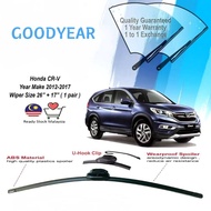 HONDA CRV 2007-2016 GOODYEAR HIGH QUALITY WIPER BLADE