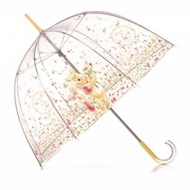 ➖絕版 Winnie the Pooh and Piglet 透明直遮 哥德式蘑菇雨傘 umbrella